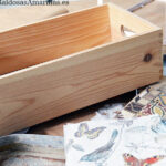 Decorar cajas de madera con fotos
