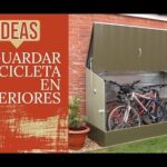 Soluciones para guardar bicicletas en el exterior